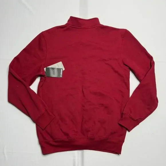 Colosseum Athletics Men's Cardinal Arkansas Razorbacks Quarter-Zip Size Small - Picture 4 of 8